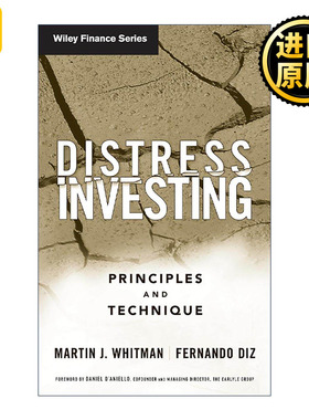 英文原版 Distress Investing 危机投资原则和技术 精装 投资师Martin Whitman 英文版 进口英语原版书籍