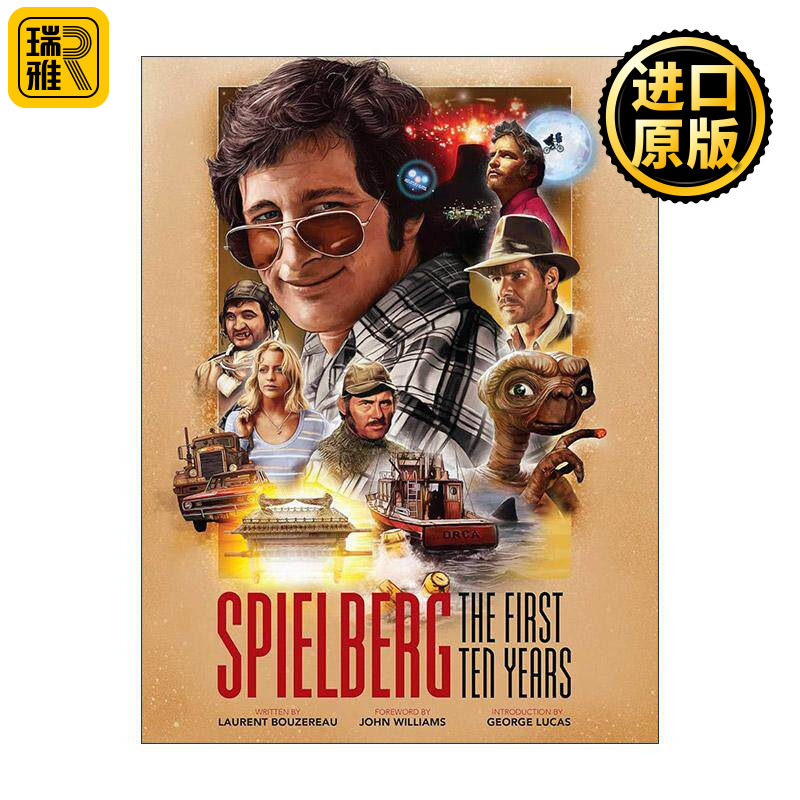 英文原版 Spielberg the First Ten Years 斯皮尔伯格 前十年 精装 影视画册 英文版 进口英语原版书籍