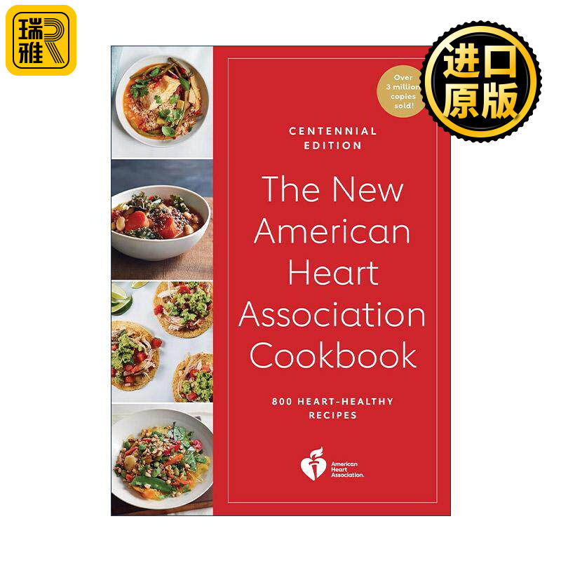 英文原版 The New American Heart Association Cookbook 美国心脏协会新食谱 百年纪念版 第十版 美味健康饮食 进口英语原版书籍