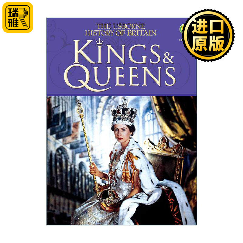 英文原版 Usborne History of Britain Kings and Queens 英国国王和王后的历史 尤斯伯恩历史科普百科精装 进口英语原版书籍