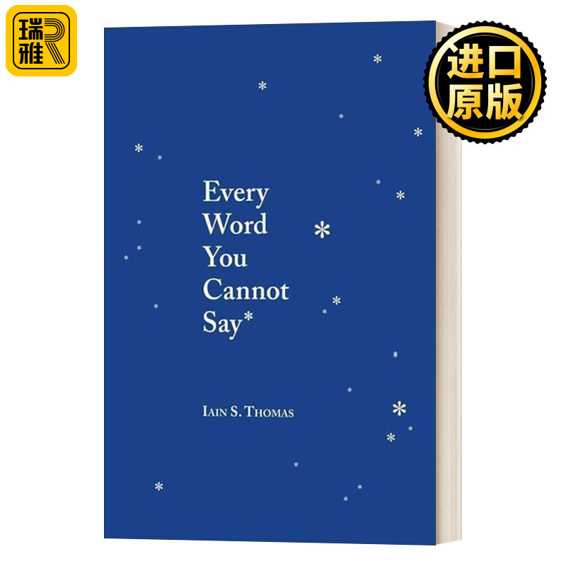 英文原版 Every Word You Cannot Say 无声诉说 英文版 Iain S. Thomas 进口英语原版书籍