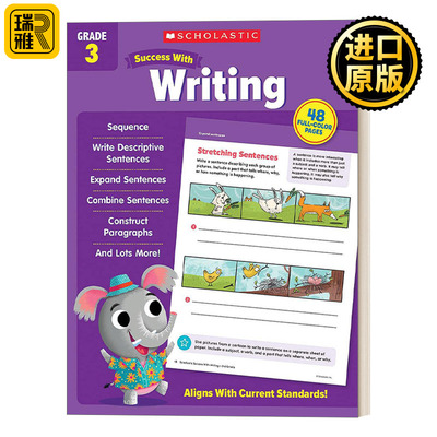 Scholastic Success with Writing Grade 3 全彩版 学乐成功系列写作练习册三年级
