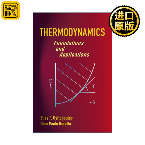 正版 Thermodynamics: Foundations and Applications 英文原版 进口英语书籍