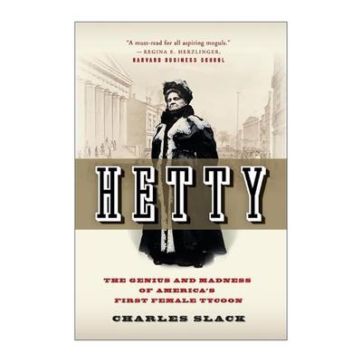 英文原版 Hetty 赫蒂 美国女大亨的天才与疯狂 英文版 进口英语原版书籍