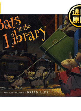 Bats at the Library 图书馆里的蝙蝠  儿童绘本 动物故事