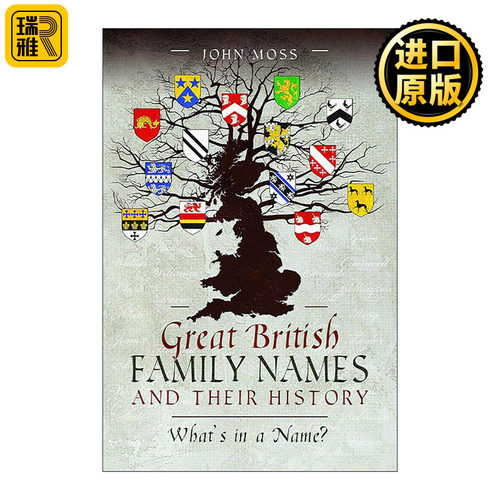 英文原版 Great British Family Names and Their History 英国经典姓氏及其历史 名字背后的故事 英文版 进口英语原版书籍