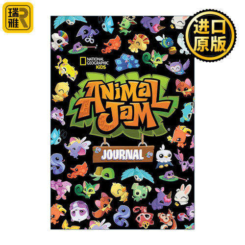 英文原版 Animal Jam Journal 动物果酱日记本 儿童写作游戏活动书 精装 美国国家地理 英文版 进口英语原版书籍