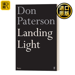 英文原版 Landing 唐帕特森诗集惠特布莱德诗歌奖 Light 着陆灯