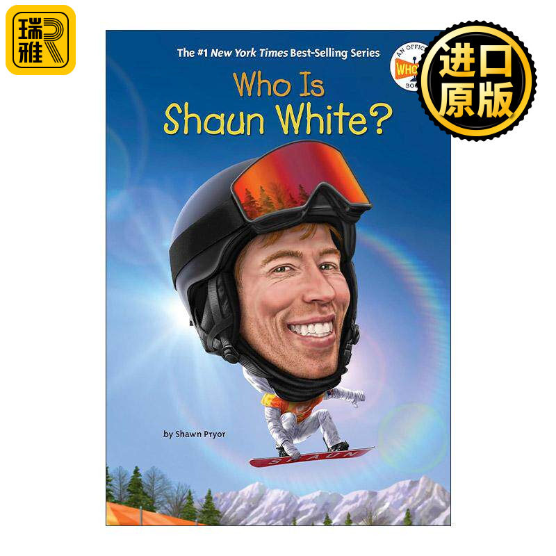 英文原版 Who Is Shaun White Who was 谁是肖恩&middot;怀特 美国单板滑雪运动员 英文版 进口英语原版书籍