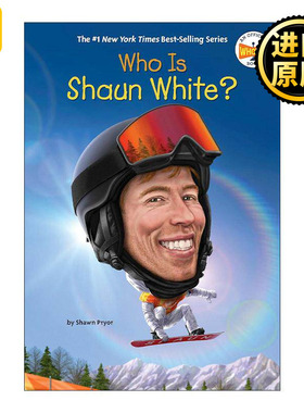 英文原版 Who Is Shaun White Who was 谁是肖恩·怀特 美国单板滑雪运动员 英文版 进口英语原版书籍