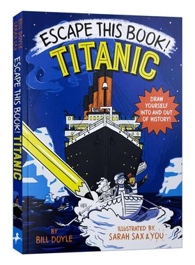 泰坦尼克号 英文原版 Escape This Book! Titanic 铁达尼号 英文版 Bill Doyle 进口英语原版书籍