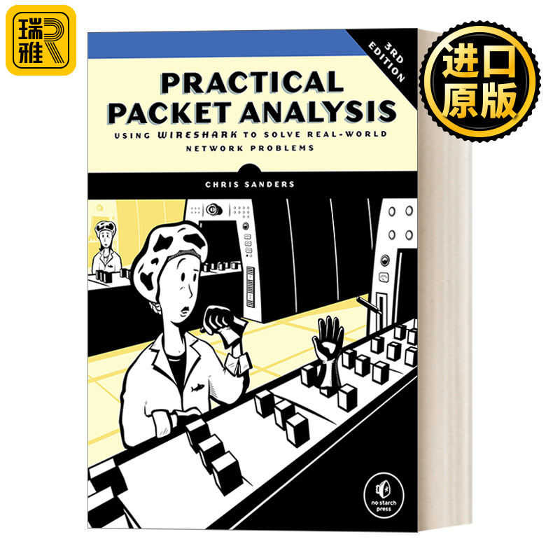 英文原版 Practical Packet Analysis  3rd Edition Wireshark数据包分析实战 第3版 计算机 Chris Sanders 英文版 进口英语书籍