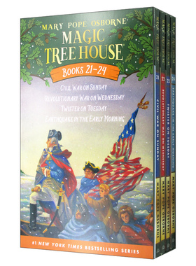 Magic Tree House 21-24 4C Box Set 神奇树屋21-24 英文原版