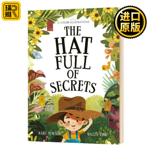 装满秘密的帽子 The Hat Full of Secrets 英文原版绘本 真彩阅读系列 英文版儿童英语桥梁章节书 Karl Newson 进口漫画插画故事书