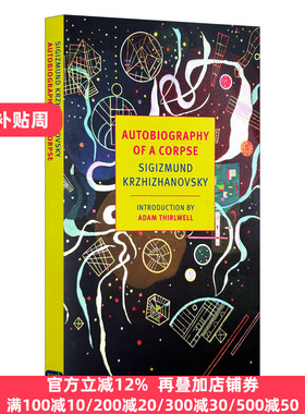 英文原版小说 Autobiography of a Corpse New York Review Books Classics 尸体自传 Sigizmund 英文版 进口英语原版书籍