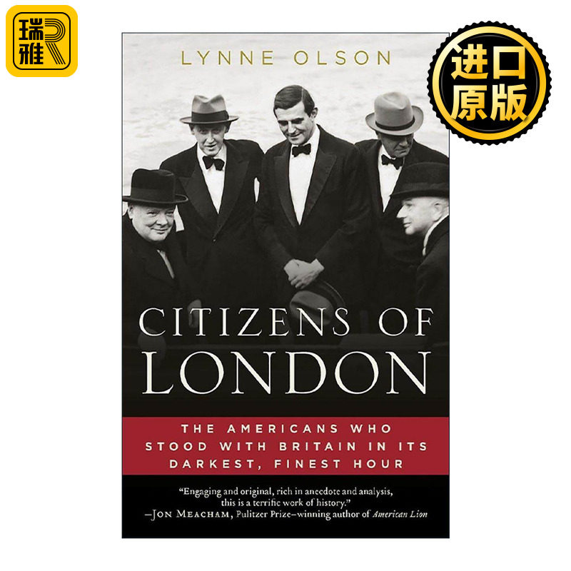 英文原版 Citizens of London 伦敦市民 在英国最至黑暗 辉煌的时刻与英国站在一起的美国人 英文版 进口英语原版书籍