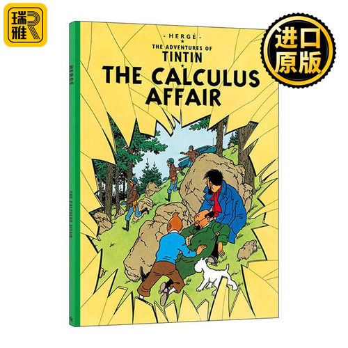 英文原版 The Adventures Of Tintin The Calculus Affair 丁丁历险记之卡尔库鲁斯案件 儿童精装漫画 英文版 进口英语原版书籍