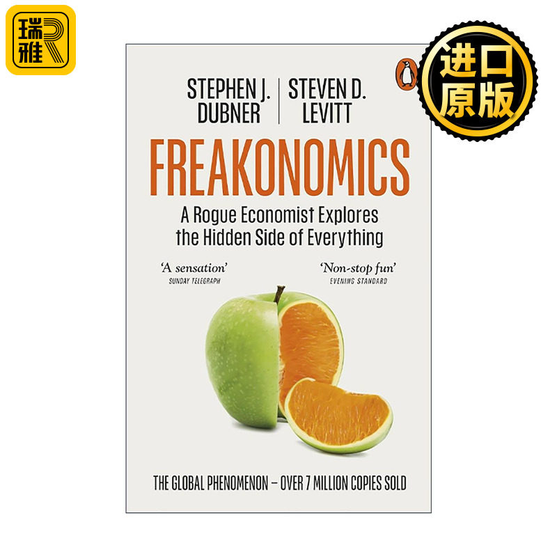英文原版 Freakonomics 魔鬼经济学 新版 揭示隐藏在表象之下的真实世界 史蒂芬·列维特 英文版 进口英语原版书籍