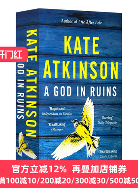 A God in Ruins 生命不息 归来 英文原版生命不息姊妹篇 100本人生经典书籍之一 英文版长篇小说 Kate Atkinson 进口英语书籍