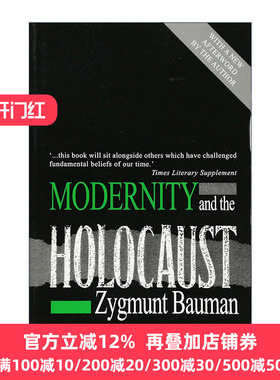 英文原版 Modernity and the Holocaust 现代性与大屠杀 齐格蒙特·鲍曼 英文版 进口英语原版书籍