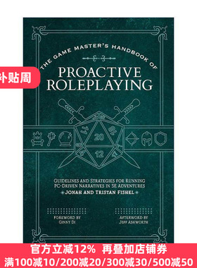 英文原版 The Game Master’s Handbook of Proactive Roleplaying 游戏大师 角色扮演手册 英文版 进口英语原版书籍