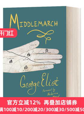 米德尔马契 企鹅经典豪华毛边版 刺绣封面版 英文原版 Middlemarch Classics Deluxe 乔治爱略特 手绣 George Eliot 进口英语书籍