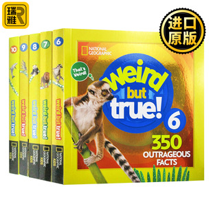 世界真奇妙系列6-10册 美国国家地理儿童百科 英文原版 National Geographic Kids Weird But True 真的好奇怪 进口英语书籍