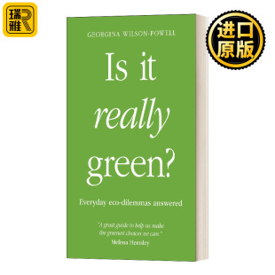 Green? Georgina 环保么 Everyday Really Wilson 绿吗 Eco Powell Answered 真 英文原版 这真 进口英语书籍 Dilemmas