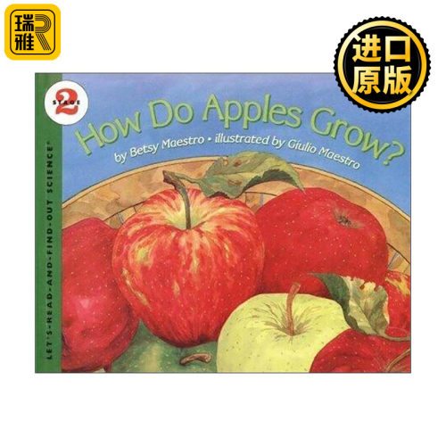英文原版 Let's Read and Find Out 2 How Do Apples Grow 自然科学启蒙阅读与发现2级 苹果是如何生长的 英文版 进口英语原版书籍