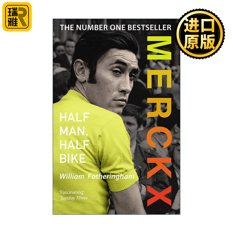 英文原版 Merckx Half Man Half Bike 车王艾迪?莫克斯传记 传奇自行车手 英文版 进口英语原版书籍