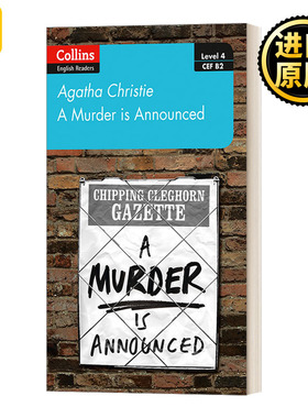 Collins Agatha Christie ELT Readers B2：A Murder Is Announced 柯林斯阿加莎英语学习小说系列：谋杀启事