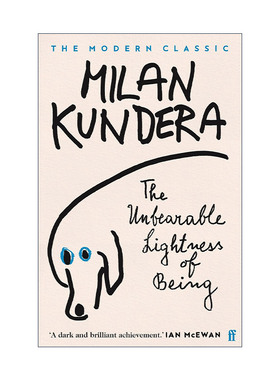 不能承受的生命之轻 英文原版小说 The Unbearable Lightness of Being 米兰昆德拉 不可 经典文学 爱情哲学小说 原著英语书籍