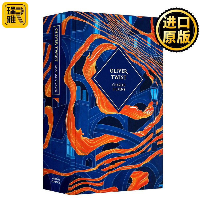 英文原版 Oliver Twist 雾都孤儿 狄更斯 Vintage经典收藏系列 精装刷边 英文版 进口英语原版书籍