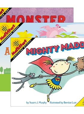 英文原版 Mathstart Level 1 数学启蒙绘本1级系列3册 怪物音乐椅 小鸟的房子 英文版 进口英语原版书籍