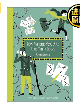 英文原版 Stay Where You Are And Then Leave 留在原地然后离开 约翰·伯恩一战历史儿童小说 周年纪念精装版 进口英语原版书籍