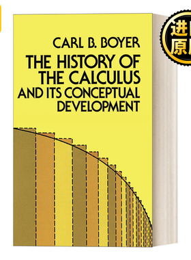 英文原版 The History of the Calculus and Its Conceptual Development 微积分概念发展史 Dover数学丛书 英文版 进口英语书籍