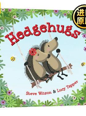 英文原版 Hedgehugs#1 刺猬 纸板书 绘本 英文版 Steve Wilson and Lucy Tapper 进口英语原版书籍