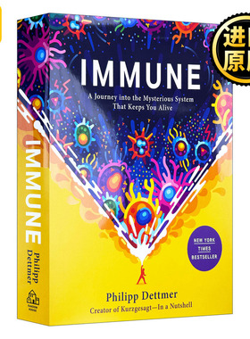 精装 Kurzgesagt 英文原版 科普 人体免疫系统 Immune A Journey into the Mysterious System Philipp Dettmer 进口英语书籍