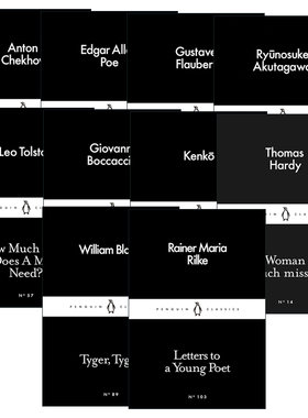 正版 Little Black Classic 企鹅经典 小黑书 第一辑10册 英文原版 进口英语书籍