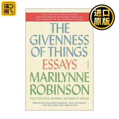 The Givenness of Things 事物必然性  玛丽莲·罗宾逊文集