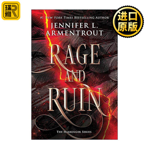 英文原版 Rage and Ruin 愤怒与毁灭 先兆2 奇幻浪漫小说 英文版 进口英语原版书籍