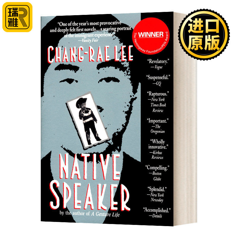说母语的人 英文原版小说 Native Speaker 英文版 Chang-rae Lee 纯全英文版正版原著进口英语书籍