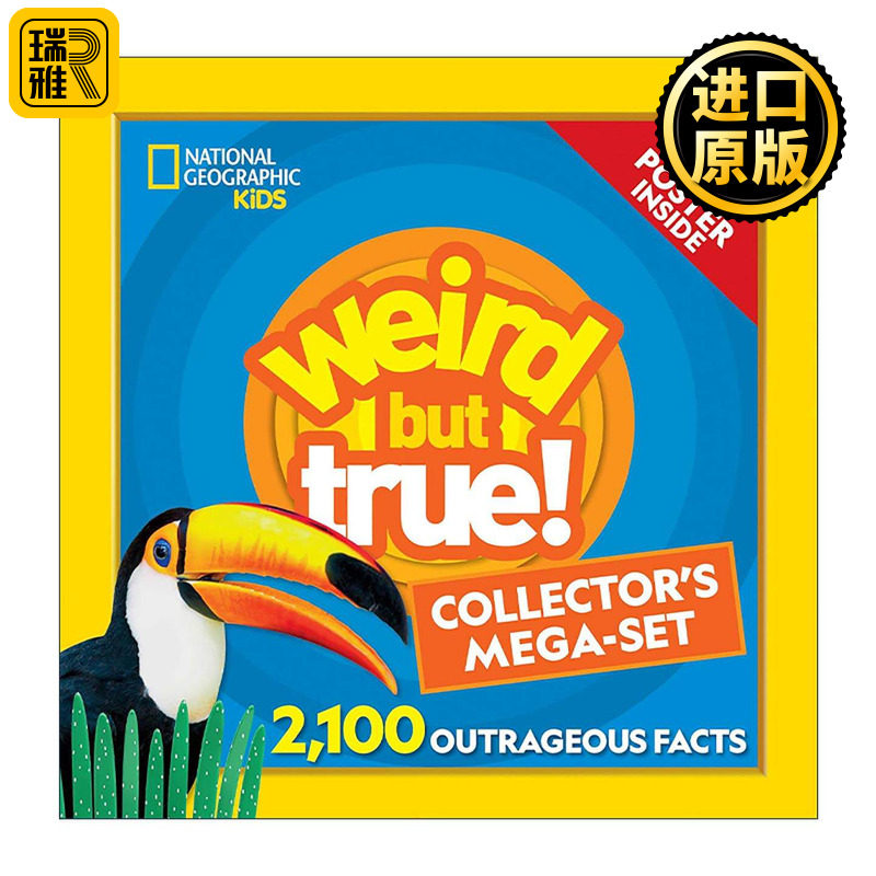 英文原版 Weird But True! Collector's Megaset 真的好奇怪终极收藏大礼包 1800条科普冷知识 英文版 进口英语原版书籍