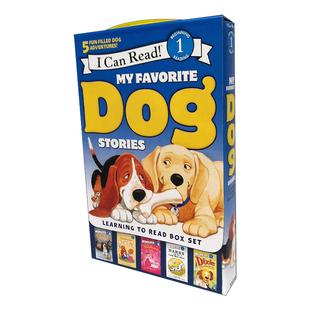 Dog 书籍 进口英语原版 Box Favorite Set Learning Stories 英文版 英文原版 狗狗故事5册盒装 Read