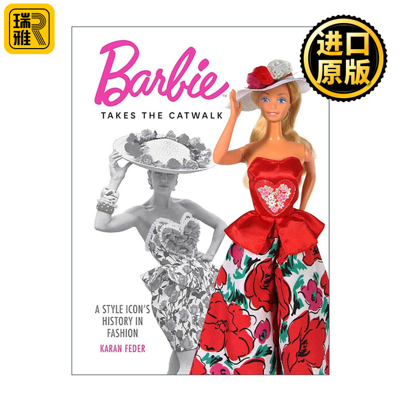 英文原版 Barbie Takes the Catwalk 芭比时装T台秀 服饰摄影画册 英文版 进口英语原版书籍