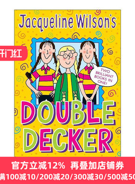 英文原版 Jacqueline Wilson Double Decker 杰奎琳·威尔逊 女孩友谊二合一故事书 英文版 进口英语原版书籍
