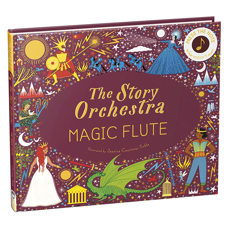 The Story Orchestra：The Magic Flute  莫扎特：魔笛 交响乐团发声书 进口英语原版书籍