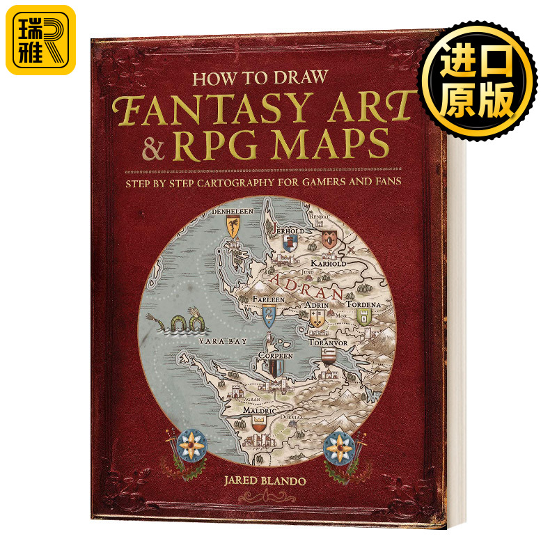 How to Draw Fantasy Art and RPG Maps 如何绘制幻想艺术和RPG地图 英文原版