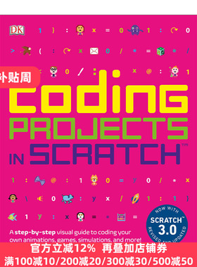 Coding Projects in Scratch DK儿童Scratch编程项目 Carol Vorderman 英文原版