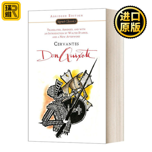 英文原版小说 Don Quixote 堂吉诃德 Signet Classics 英文版 Miguel de Cervantes Saavedra 进口英语原版书籍